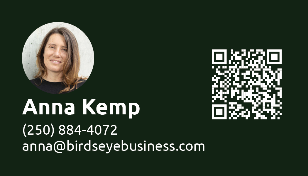 Birds-Eye-Business-Solutions-Business-Card | Joty Dosanjh Designs Business card for Anna Kemp for Birds Eye Business Solutions